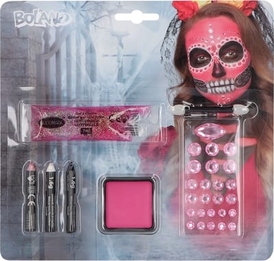 Boland - Set schmink Diamond Catrina - - Schminkset - Themafeest, Halloween - Halloween schmink - Horror - Day of the Dead