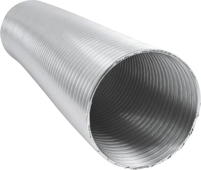 Flexibele aluminium buis 200 mm - Uittrekbaar tot 3 m, Temperatuurbestendig en Hoge Flexibiliteit
