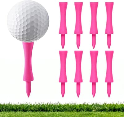 FINGER TEN Houten Castle Golf Tees 1 "1" 1.25" 1.75" 2.25" 2.35" Zelfde Hoogten Of Gemengde Maten 60 Pack, Upgrade Duurzaamheid En Stabiliteit Tees Met Consistente Hoogte Gift Voor Mannen Vrouwen