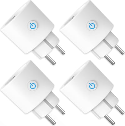 Slimme Stekker met Stroomverbruikmeter - Smart Plug 16A Compatibel met Alexa en Google Home