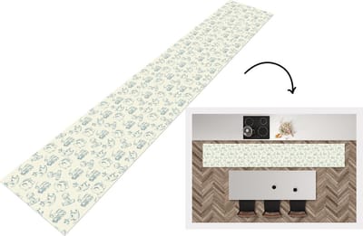 Keukenloper - Loper keuken - Dieren - Speelgoed - Patroon - 300x50 cm - Keukenloper vinyl
