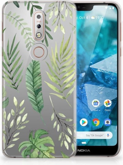 Nokia 7.1 TPU Case Leaves