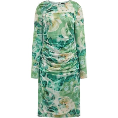GUESS Marciano By  Sophia Dress Roses Bouquet Print Taglia: M | Abiti Mini Outlet | Donna | Rosa