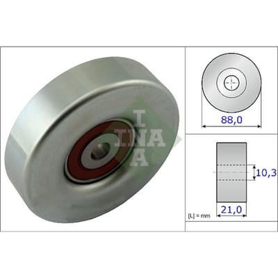 Schaeffler Ina Rondsel/geleiderpoelie, V-riem INA 532 0618 10