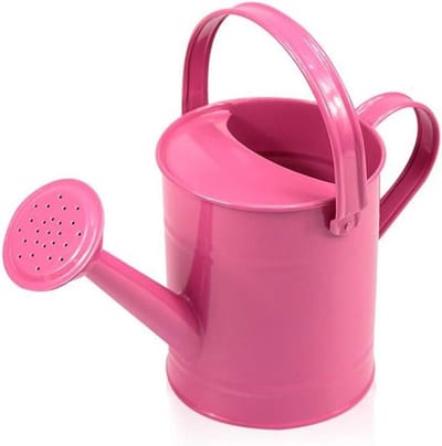 Metalen Gieter - Waterkan Planten - Planten Water Geven - Halfronde Handgreep - 15 Liter - Roze