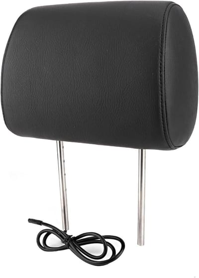 Hoofdsteun Monitor - Auto Scherm - Reis Vermaak - Dubbelkanaals Infrarood - 7 Inch - Zwart