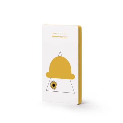 SOFTNOTE - Bullet journal - 192 bladzijden - formaat 13x21cm - 80 grams ECO papier - Sunflower Yellow