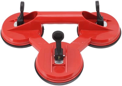 Dailygoods- Zuignap 90kg Laadvermogen - Zware Zuignap - Glazen Tegel Lifter - Verstelbare Handgreep - Robuust Ontwerp - Geschikt voor Vloeren en Ramen - Hefstool