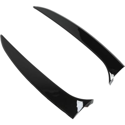 2 stuks Glanzend Zwart Achterruit Zijspoiler Vleugel Canard Splitter Vervanging voor KIA Sportage 2011-2015 black