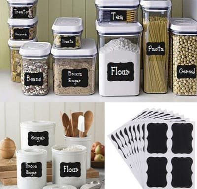 Zelfklevende Keuken Labels - 36 Stuks - 50x35mm (L x B)