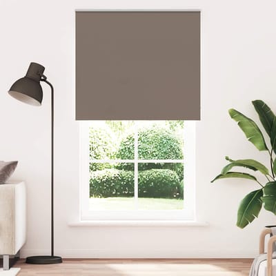 vidaXL - Rolgordijn - verduisterend - koffie - 120x210 - cm - stofbreedte - 116,6 - cm