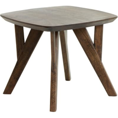 Light & Living Bijzettafel Quenza - Bruin - 44x44x36cm - Bohemian