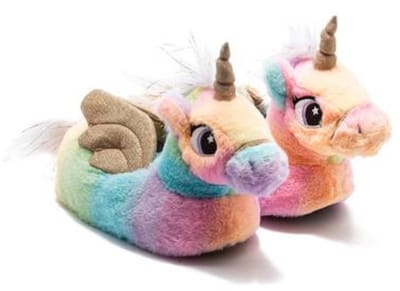 Berussa - Twigy Kinderen Pluche Pantoffels - Dames Sloffen – Pantoffels Dieren -Lea Kleurrijk Patroon 21/27