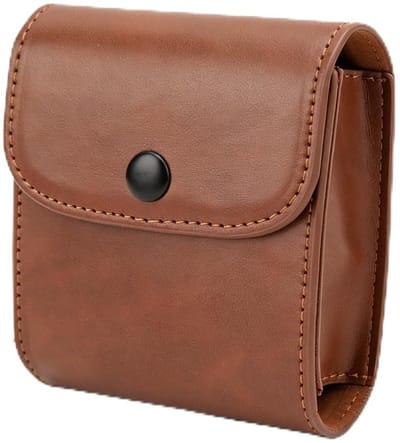 Dailygoods- Fototas Draagbaar - Fototas voor Instant Camera - PU-lederen Opbergzak - Retro Ontwerp - Grote Opslagruimte - Flapknop Design - Camera Tas