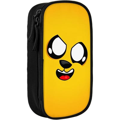 Mikecracked Compadretes Klassiek T-shirt Etui Canvas Etui Studenten Retro Grote School Etuis Benodigdheden (as the picture,One Size)