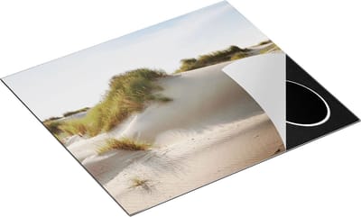 Chefcare Inductie Beschermer Zand Duinen aan het Strand - 60x50 cm - Afdekplaat Inductie - Kookplaat Beschermer - Inductie Mat