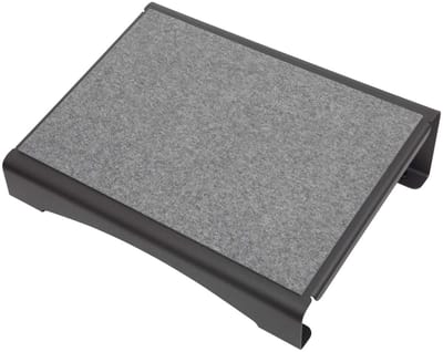 MAULflair Voetensteun - 40 x 30 cm - naaldvilt - anthraciet - metaal - 1 stuk - MAUL