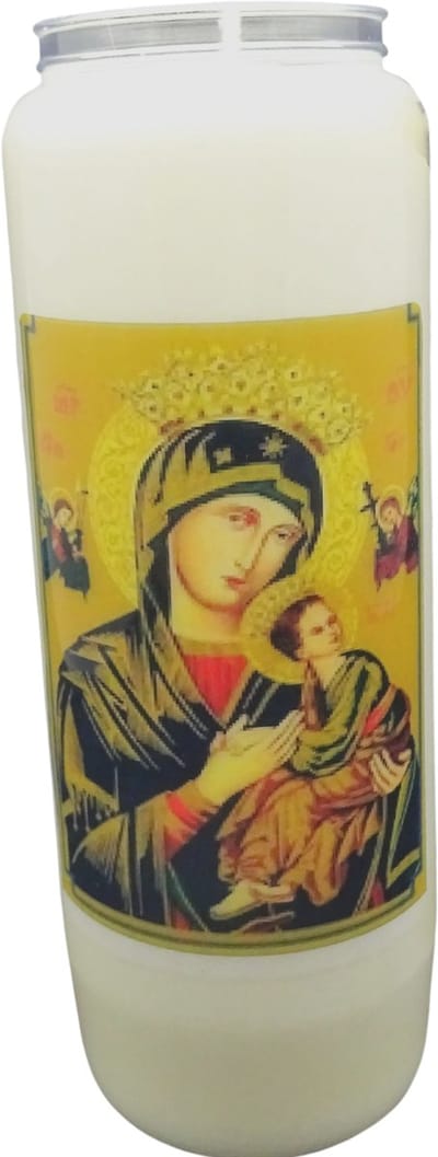 Noveenkaars Heilige Vrouw 018 - 9 dagen brander (5 stuks)