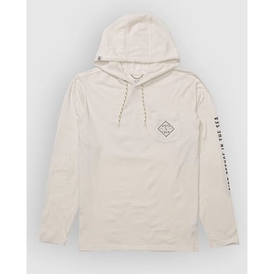 Salty Crew Tippet Hood Tech Longsleeve Lycra wit