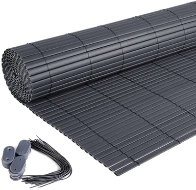 Privacyscherm - Balkonscherm - PVC Privacyscherm - Afscherming tuin - Windscherm balkon hek - Waterdicht Hekdoek – Visuele Bescherming Schermmat - 300x100cm