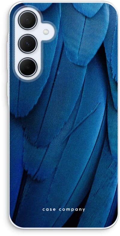 Case Company® - Hoesje geschikt voor Samsung Galaxy A35 hoesje - Pauw - Soft Cover Telefoonhoesje - Bescherming aan alle Kanten en Schermrand