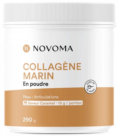 Novoma Marien Collageen in Poeder 288 g (Smaak : Karamel)