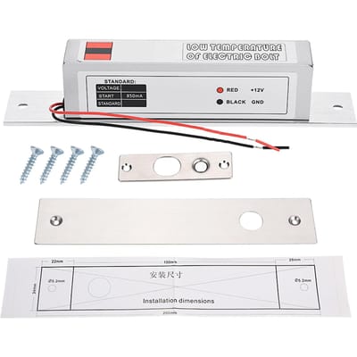 Elektrisch Insteek Doodslot Laag Temperatuur Boutslot NC Modus voor Deur Toegangscontrole white