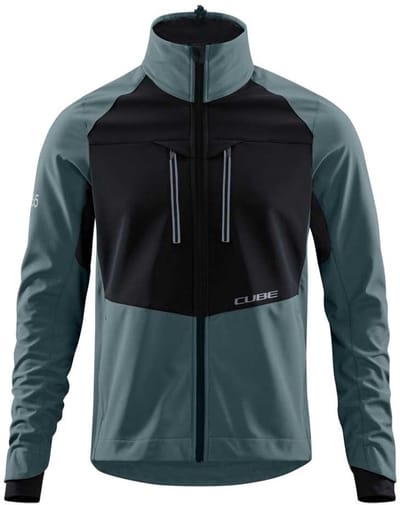 Cube Blackline Softshell Jas Zwart L Man