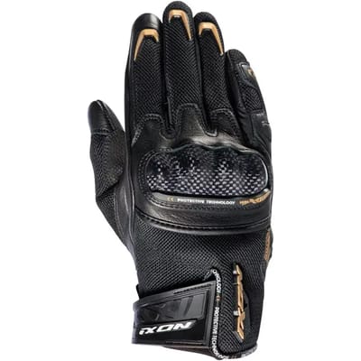 Zomer leren motorhandschoenen voor vrouwen Ixon rs rise air