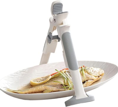 Hittebestendige Klem - Bordenhouder Tang - Hete Borden Pakken - Antislip Ontwerp - 24 cm Lengte - Grijs