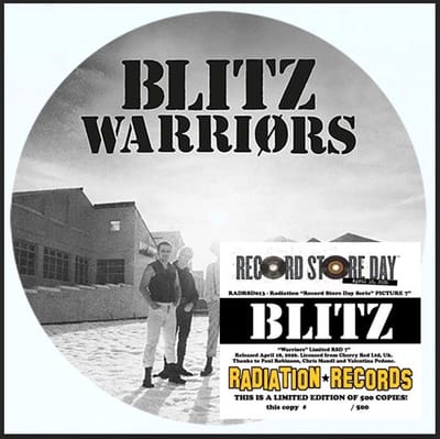 Blitz - Warriors/Youth (7" Single) (Picture Disc)