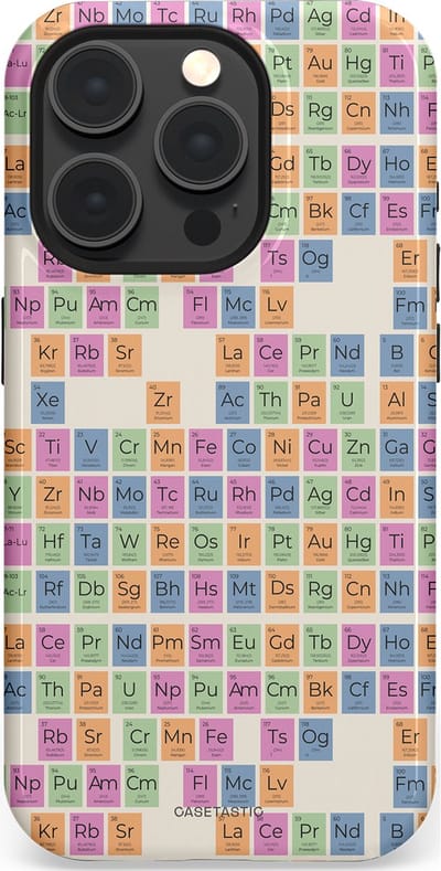 Casetastic Hoesje Geschikt voor Apple iPhone 15 Pro Magsafe - Stijlvolle Beschermende Duo-layer Case - Atomisch Mooi