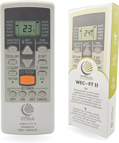 Universele afstandsbediening voor airconditioners en warmtepompen - Compatibel met diverse modellen