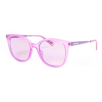 Dameszonnebril van acetaat met ronde vorm SE6099S Skechers
