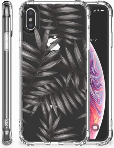 Apple iPhone Xs Max Case Leaves Grey