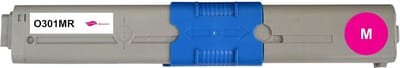 OKI 44973534 - Toner Magenta - 1500 pagina's - Huismerk Compatible - Geschikt voor OKI C301 Oki C301dn OKI C321 Oki C321dn Oki MC332dn Oki MC342dn Oki MC342dnw OKI MC342DW OKI MC342W - O301MR alternatief - OKI toner