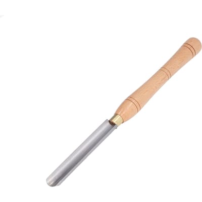 Outil de Tournage pour Tour à Bois Ciseau Ébaucheur Manche Hêtre Insert HSS pour Bricolage Grand Type C à Arc Intérieur beige