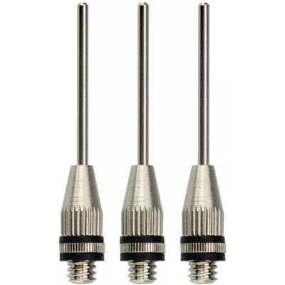 Avento Pompnaalden - Staal - Zilver - 5 mm - 3 stuks