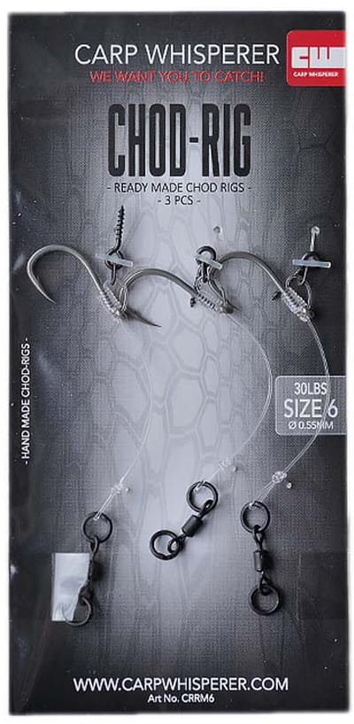Carp Whisperer - Chod rig - Haak maat: 6 - 3 stuks