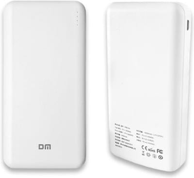 DrPhone PB2 - Nood 20000 MAH Powerbank – Externe Batterij - 74Wh – 2X USB 2.0 2.1A – Input USB-C + Micro USB - Wit