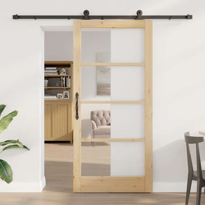 vidaXL - Schuifdeur - ORKDAL - Naturel - 93 - x - 202 - cm
