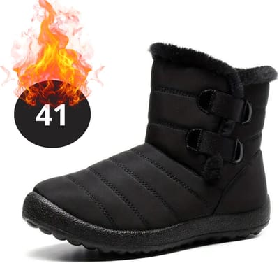 Bovista Snowboots - Sneeuwschoenen - Sneeuwboots - Heren - Wintersport - Ski - Skischoenen - Zwart - 41 - Winter