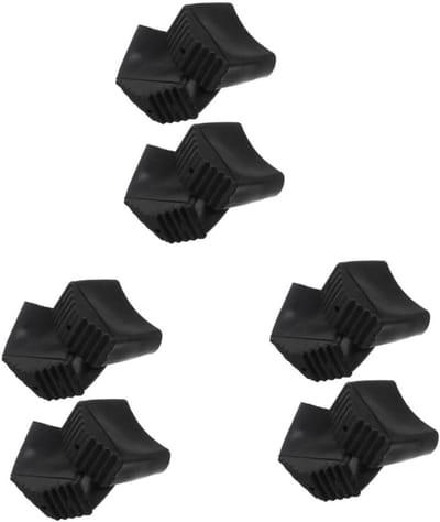 Ladder Voetbeschermers - Ladderkussens - Veilig Werken - Antislip Rubber - 4 Stuks - Zwart
