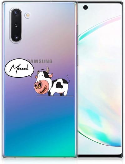 Samsung Galaxy Note 10 Telefoonhoesje met Naam Cheeky Cow