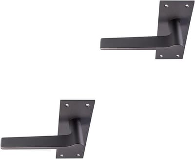 Deurklink Set - Deurbeslag Hendels - Deuren Afwerken - Hoogwaardig Brons - 150 x 50 mm - Mat Brons
