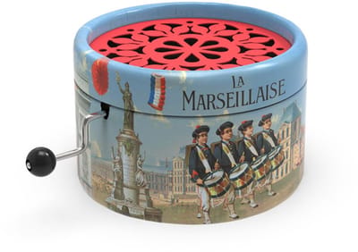 Belle Lurette muziekdoos Rondo24 La Marseillaise multicolor.