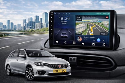 ADIVOX T1 9 inch geschikt voor Fiat Tipo 2016-2023 Android 15 CarPlay/Auto/Wifi/RDS/DSP/DAB+