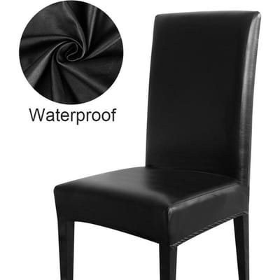 2 Soorten Waterdichte Stoffen Stoelhoes Stretch Eetkamerstoelhoezen 1 /2 /4 /6 Stuks Hoezen Stoelzittinghoes Voor Keuken Huis Hotel 1 Piece