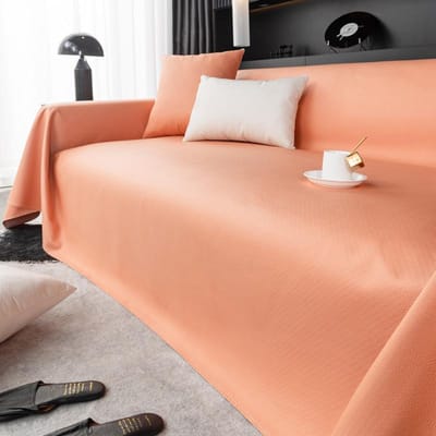 Waterdicht om lekkage van urine te voorkomen Bankhoes Doek Kunstleer Vier seizoenen Universeel Modern Licht Luxe Antislip Volledige hoes Handdoek Leren hoes 90*90