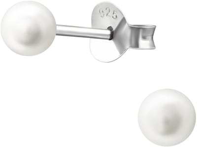925 Zilveren Oorknopjes 4 mm – Minimalistische Stud Oorbellen voor Dames en Heren